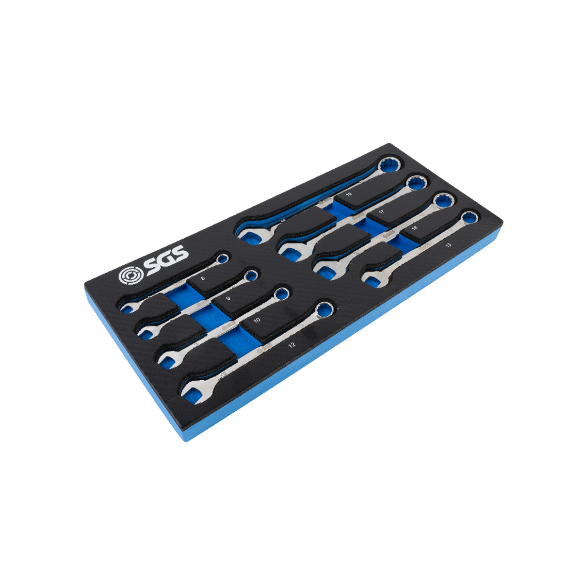 SGS 8pc Combination Spanner Set | 8mm-19mm | Foam Insert